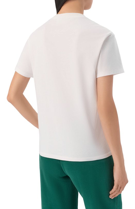 Хлопковая футболка MC2 Saint Barth EMI0002-04174I/EMILIE W Белый  EMI0002-04174I/EMILIE W Фото 4