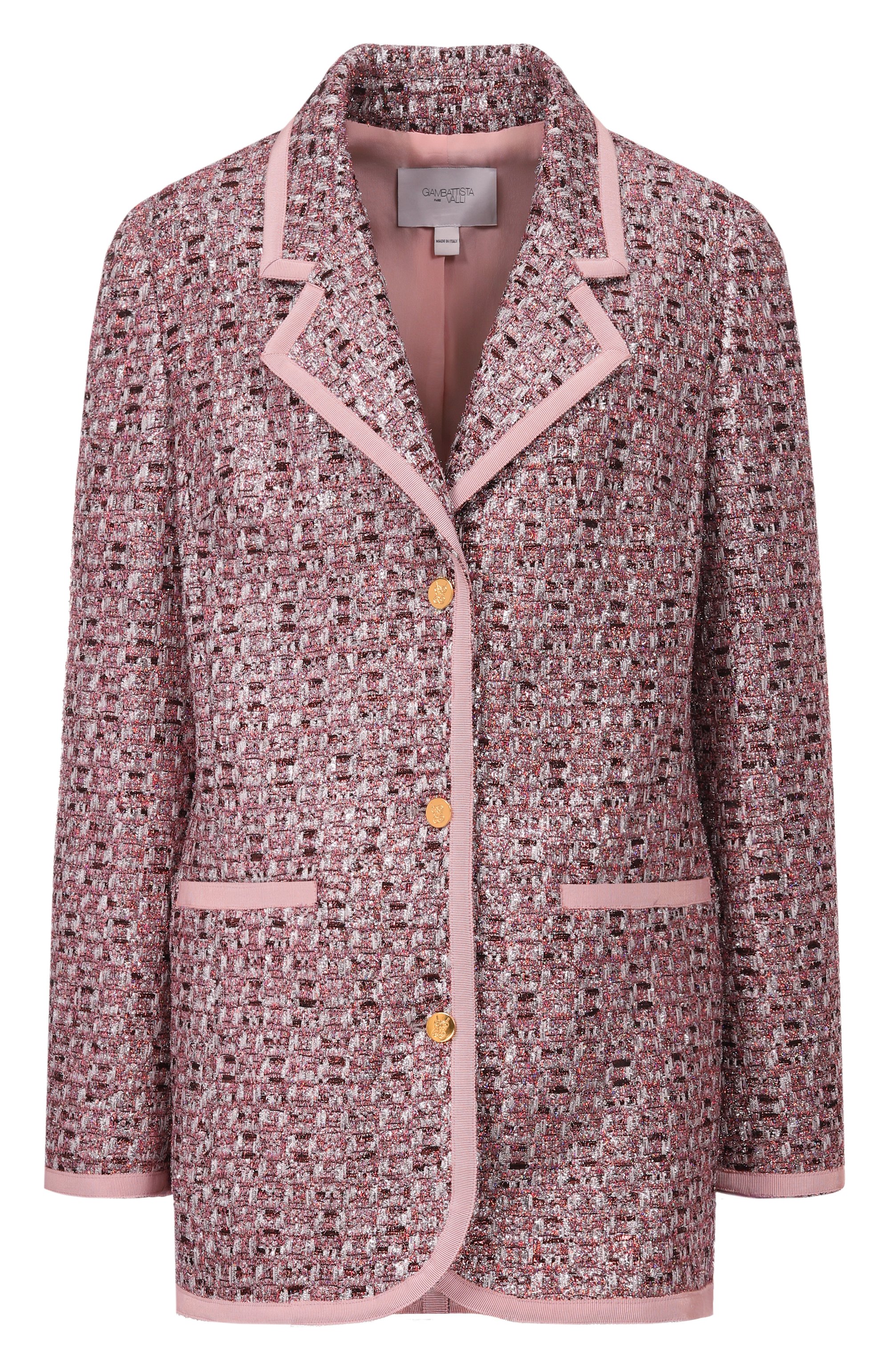 Твидовый жакет GIAMBATTISTA VALLI, ар�т. 25FWSVCA6105/74UBE, фото 1