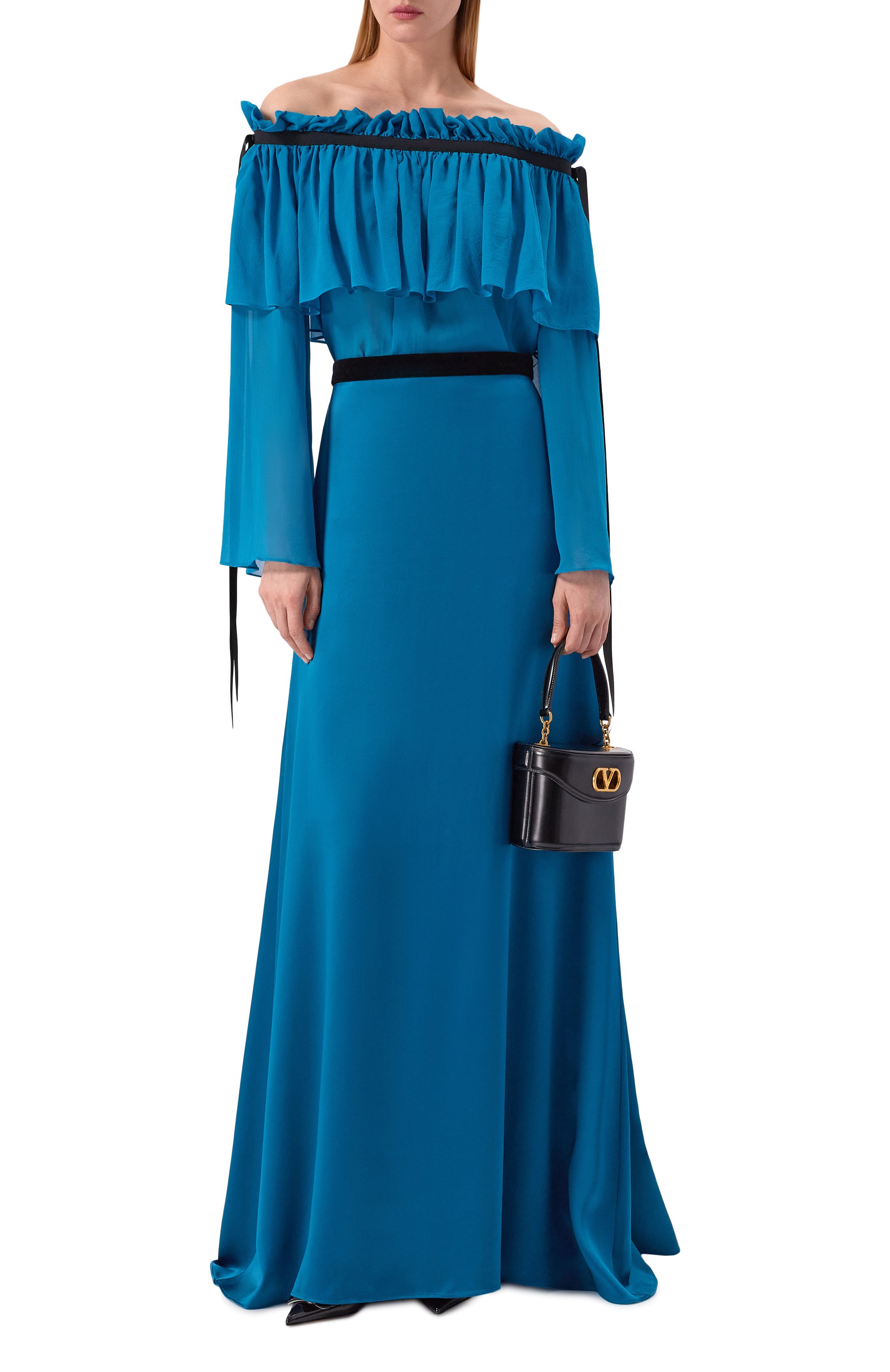 Шелковая юбка VALENTINO, арт. 8B3RAEN6/8M6, фото 2