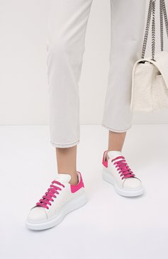 Кожаные кеды oversized ALEXANDER MCQUEEN, арт. 621056/WHXMT, фото 1