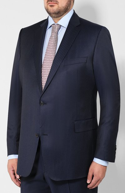 Шерстяной костюм с пиджаком на двух пуговицах EDUARD DRESSLER, арт. NR12/12045, фото 2