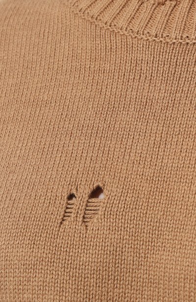 Хлопковый свитер ADDICTED коричневого цвета по цене 15400 руб., арт. MK403, фото 5 Хлопковый свитер ADDICTED, арт. MK403, фото 5