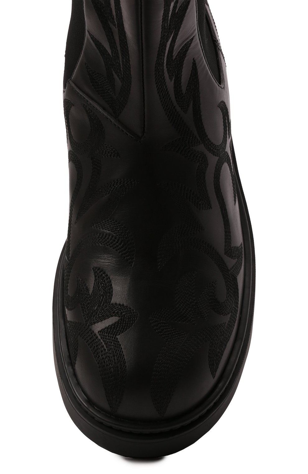 Кожаные ботинки MIU MIU, арт. 5U631D-3AQP-F0002-045, фото 6