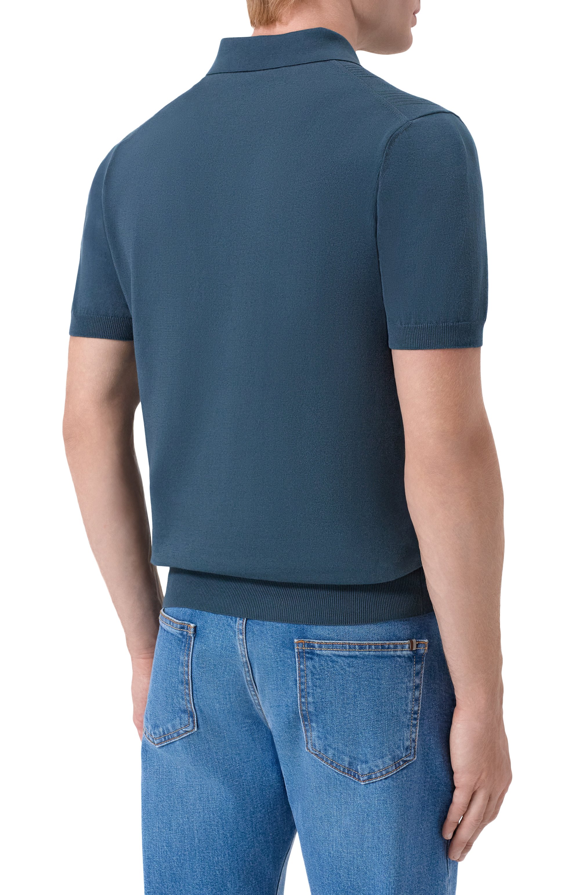 Хлопковое поло CORNELIANI, арт. 27M586/2725109, фото 4