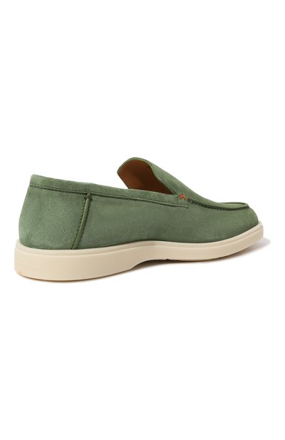 Замшевые лоферы detroit SANTONI, арт. MGDG17824TICVSG1V36, фото 5