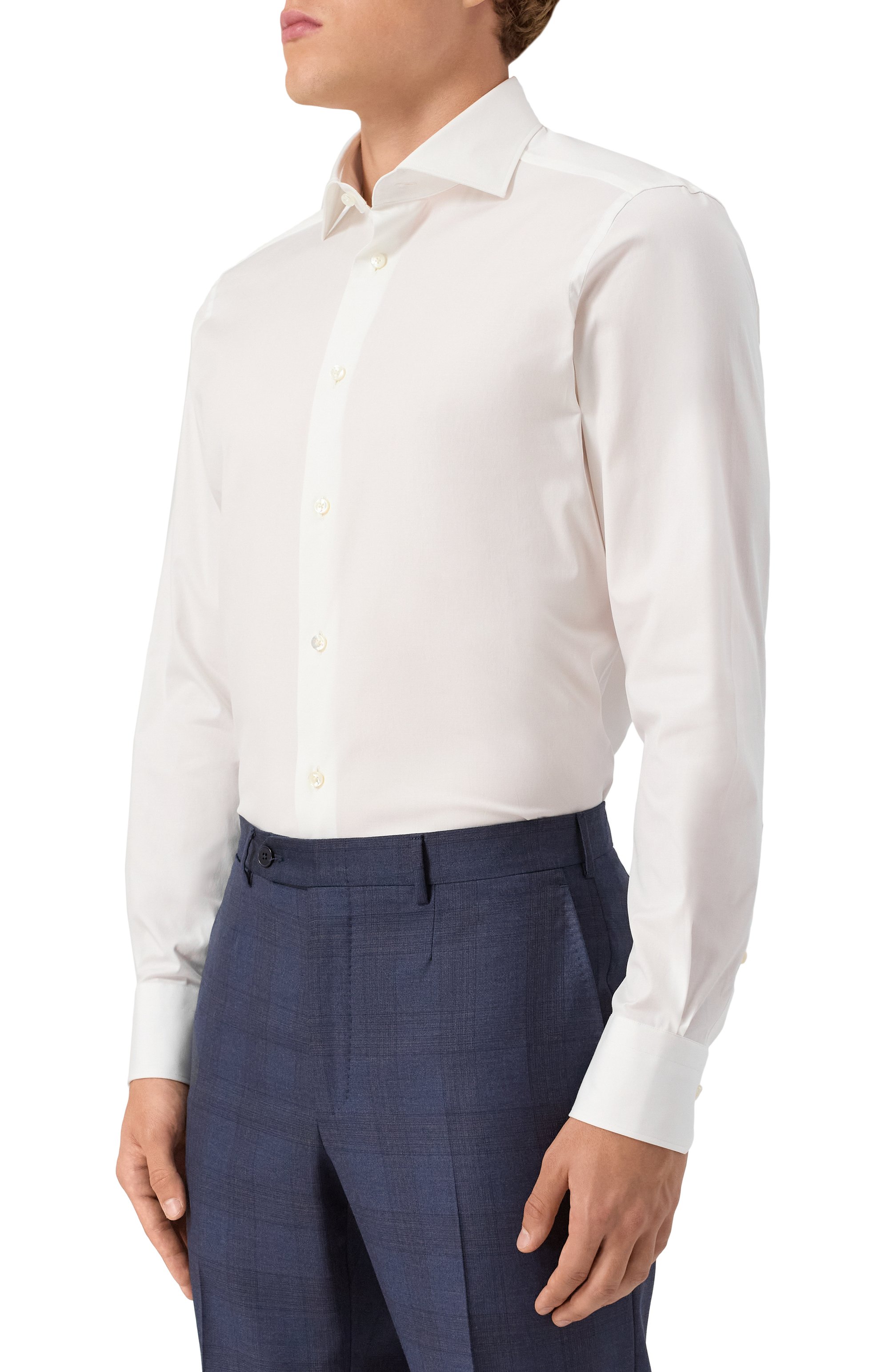 Хлопковая сорочка ZEGNA, арт. 9MS0BA/904100A9, фото 3