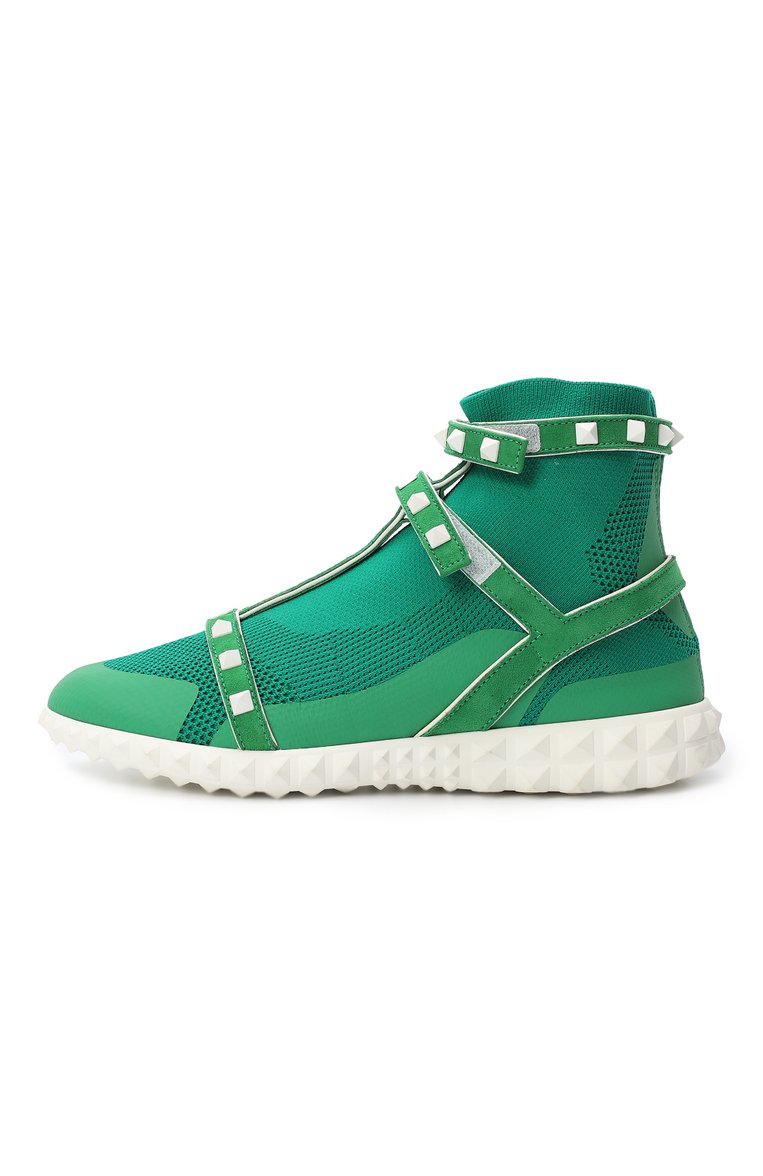 Текстильные кроссовки free rockstud VALENTINO, арт. PW2S0F81/FTI, фото 1