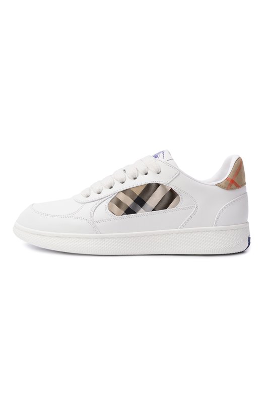 Комбинированные кеды Terrace Burberry 8108654 Белый  8108654 Фото 4