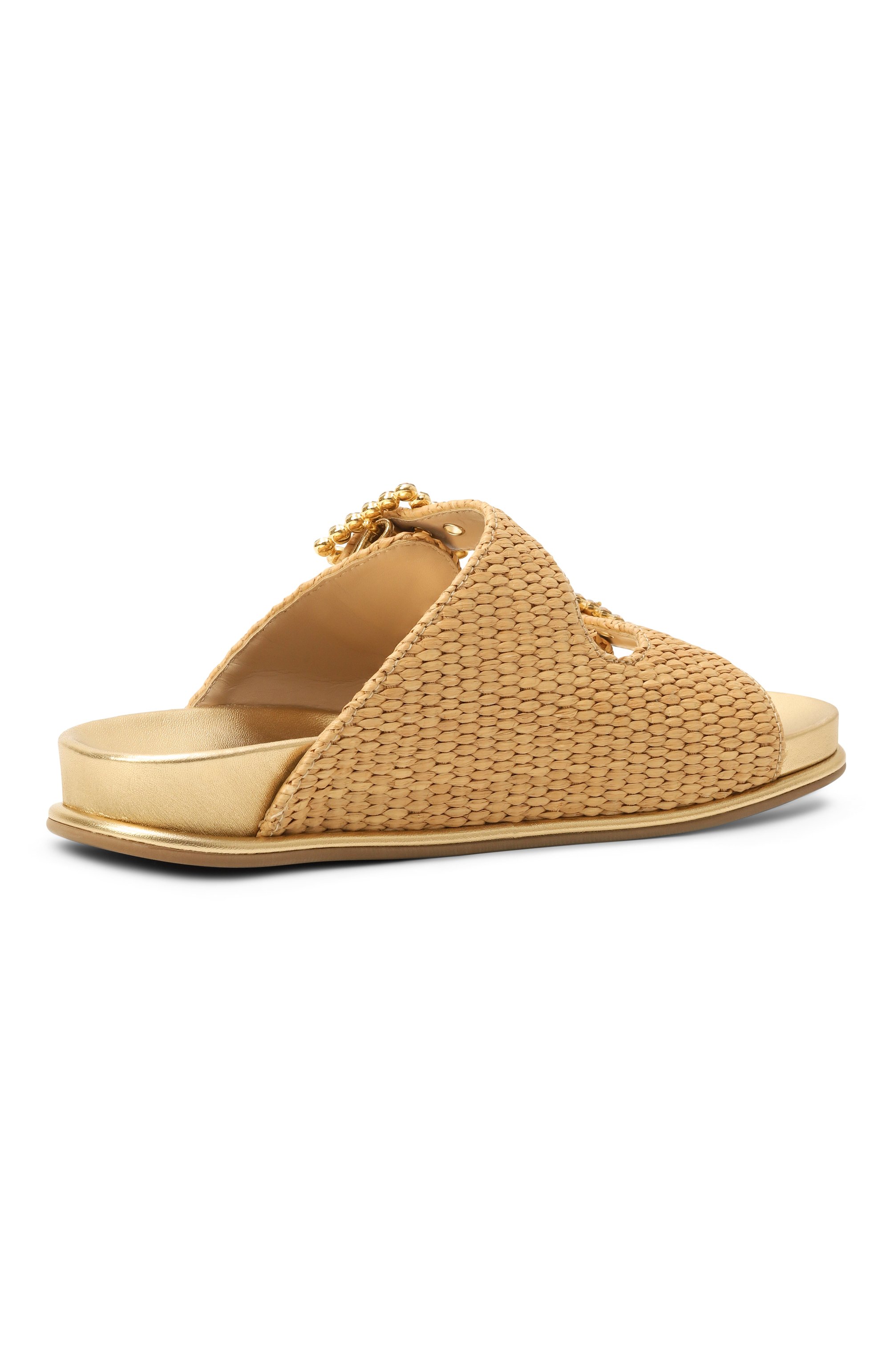 Шлепанцы poolside из рафии LE SILLA бежевого цвета по цене 75300 руб., арт. 3770B040MTPPMA0, фото 5 Шлепанцы poolside из рафии LE SILLA, арт. 3770B040MTPPMA0, фото 5