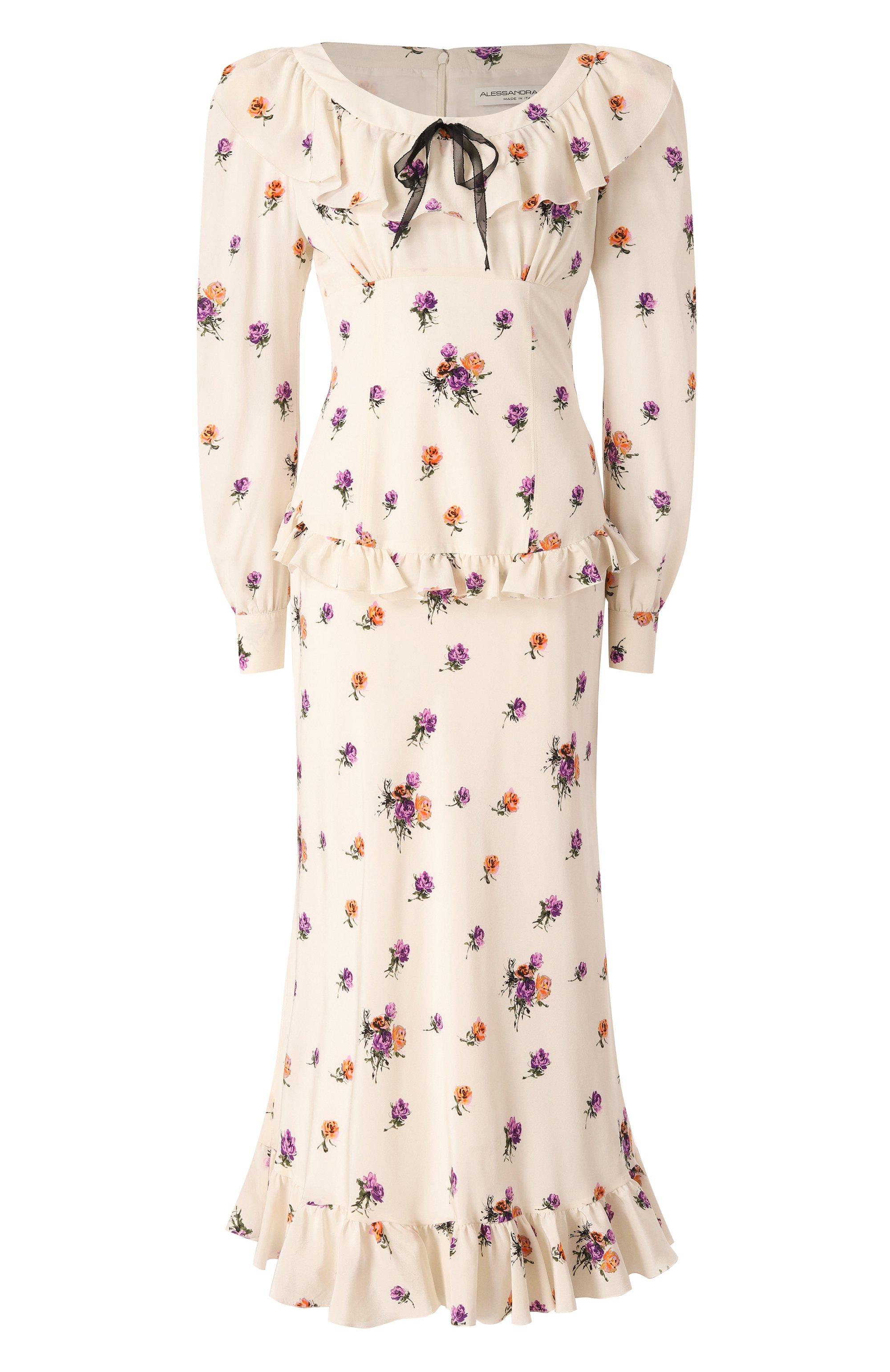 Шелковое платье ALESSANDRA RICH, арт. FABX4037-F4466, фото 1
