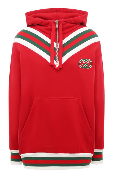 Женский хлопковое худи GUCCI, арт. 717410/XJEVX