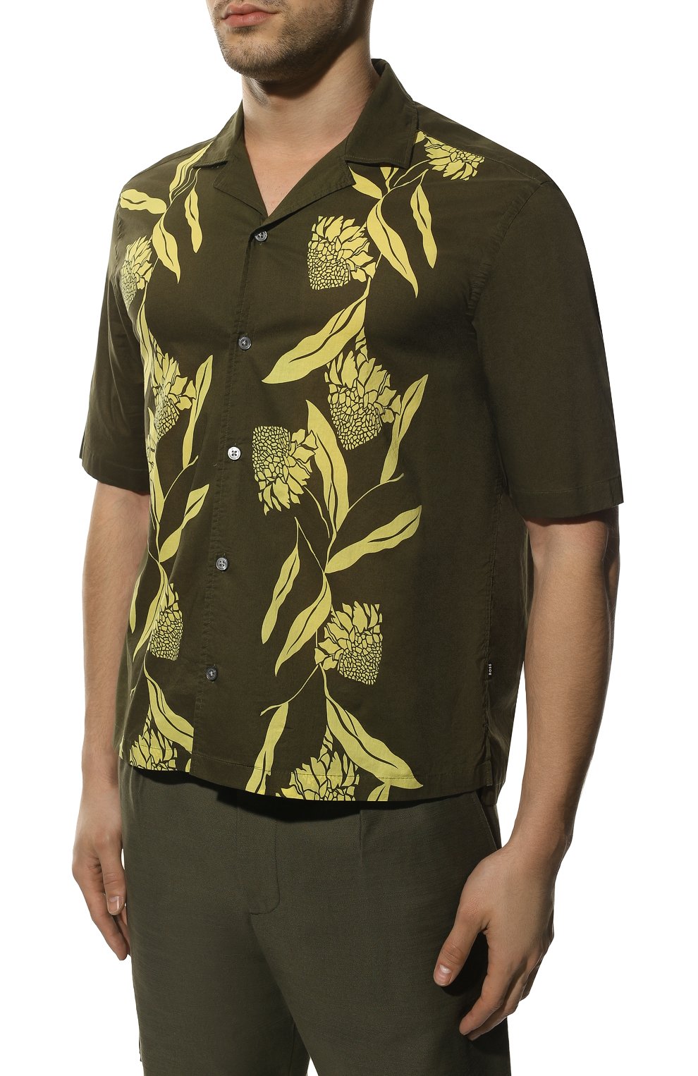 Хлопковая рубашка BOSS, арт. 50470497, фото 3