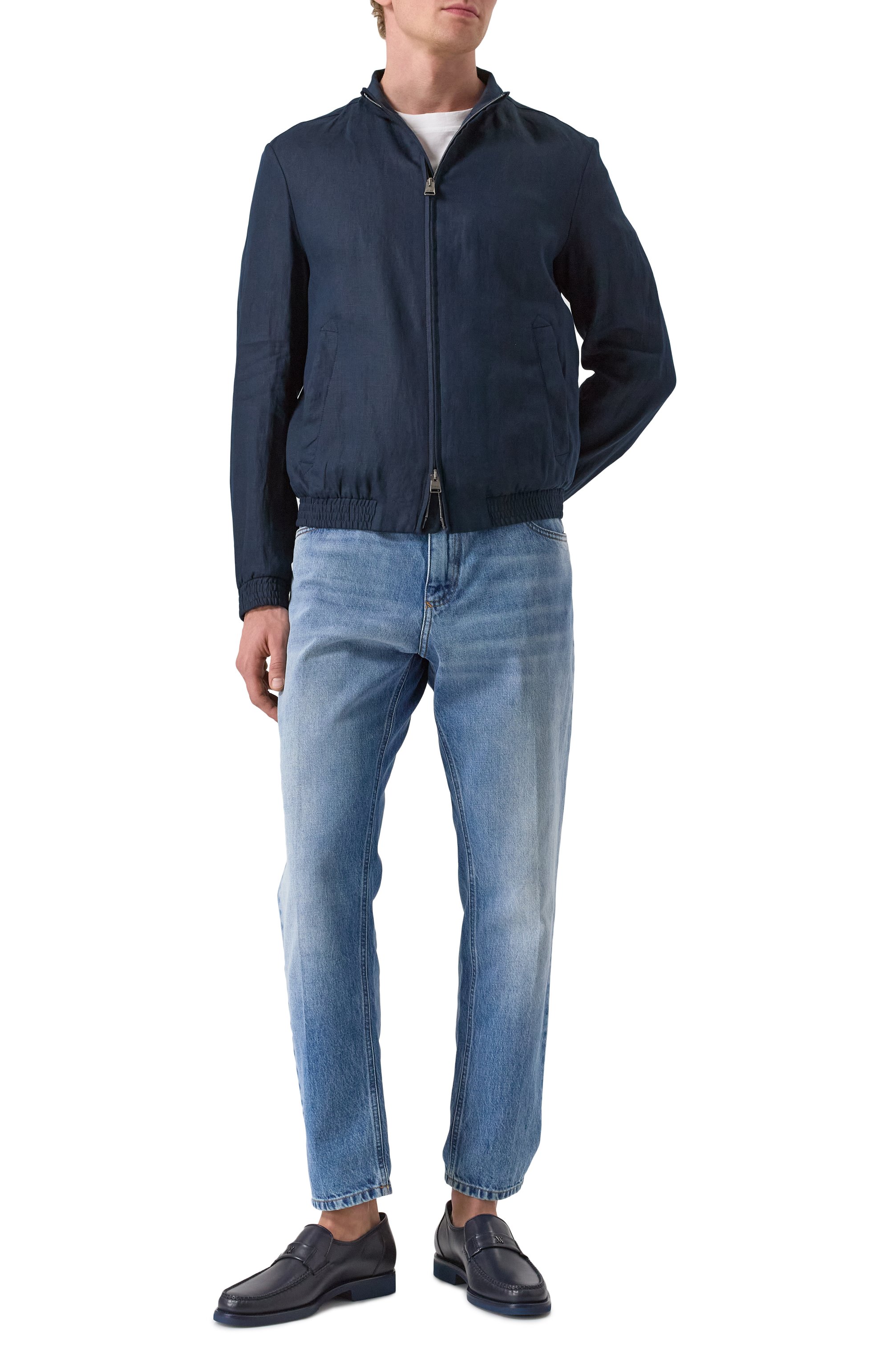 Льняной бомбер CANALI, арт. 040988US/SG02985, фото 2