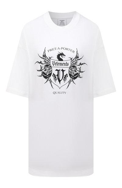 Женская хлопковая футболка VETEMENTS, арт. UA52TR480W 1610/W