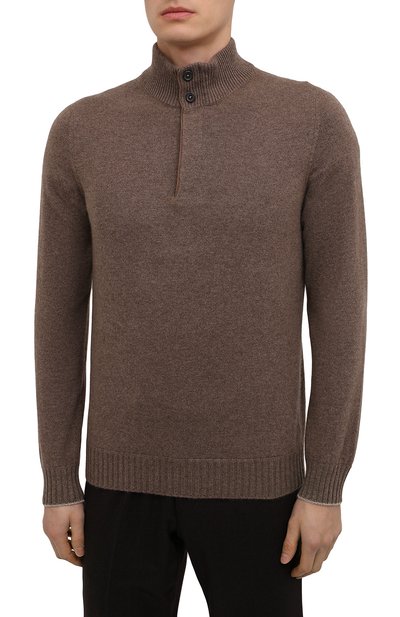 Кашемировый свитер FIORONI темно-бежевого цвета по цене 115500 руб., арт. MKL13004C1, фото 3 Кашемировый свитер FIORONI, арт. MKL13004C1, фото 3