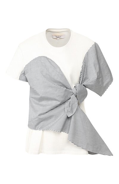 Хлопковая футболка AKIRA NAKA, арт. AR2046-WHBL, фото 1