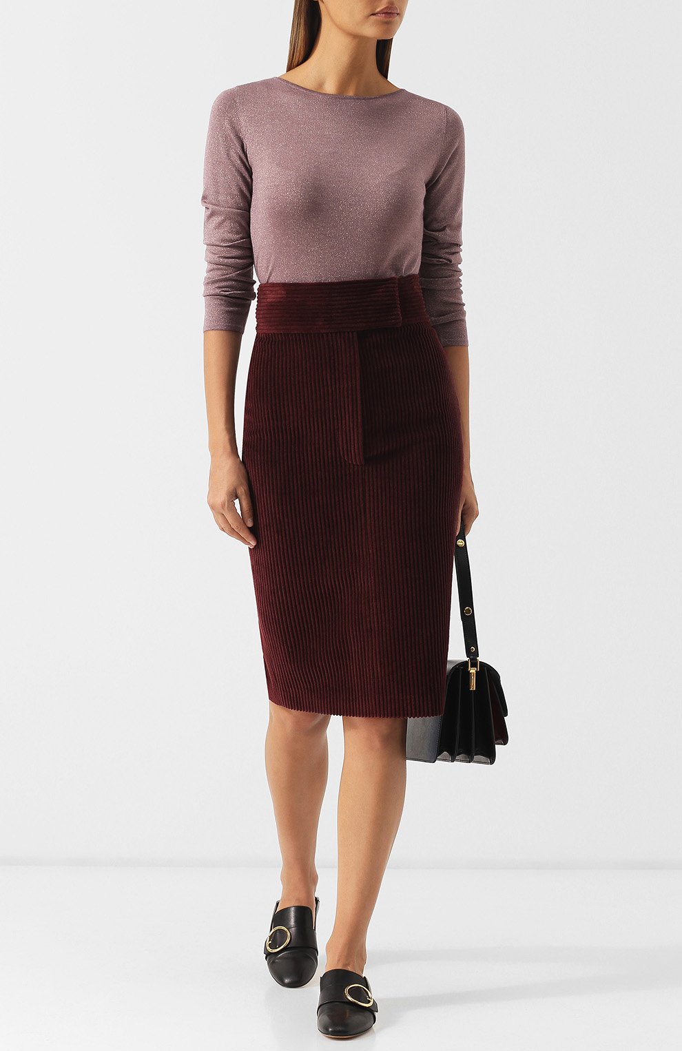 Вельветовая юбка BRUNELLO CUCINELLI, арт. MA107G2729, фото 2