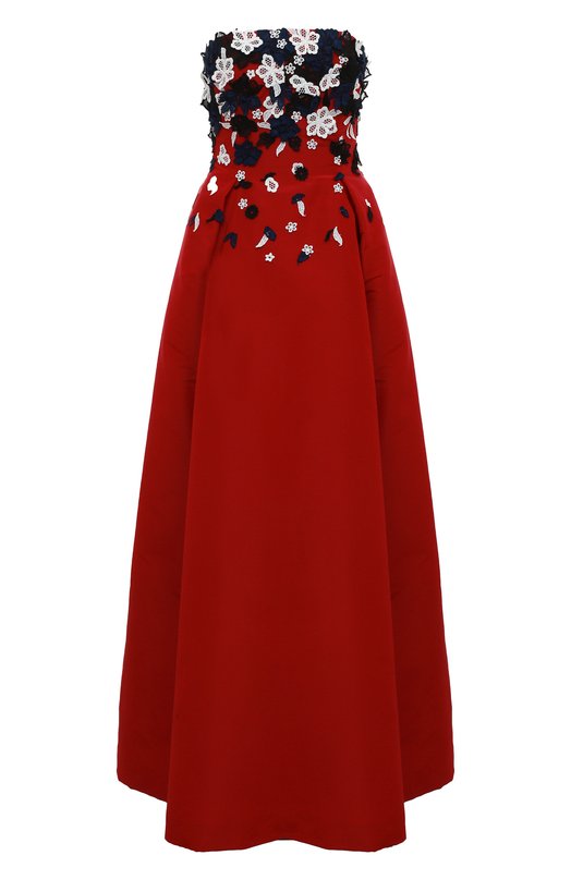 

Шелковое платье Oscar de la Renta, Розовый