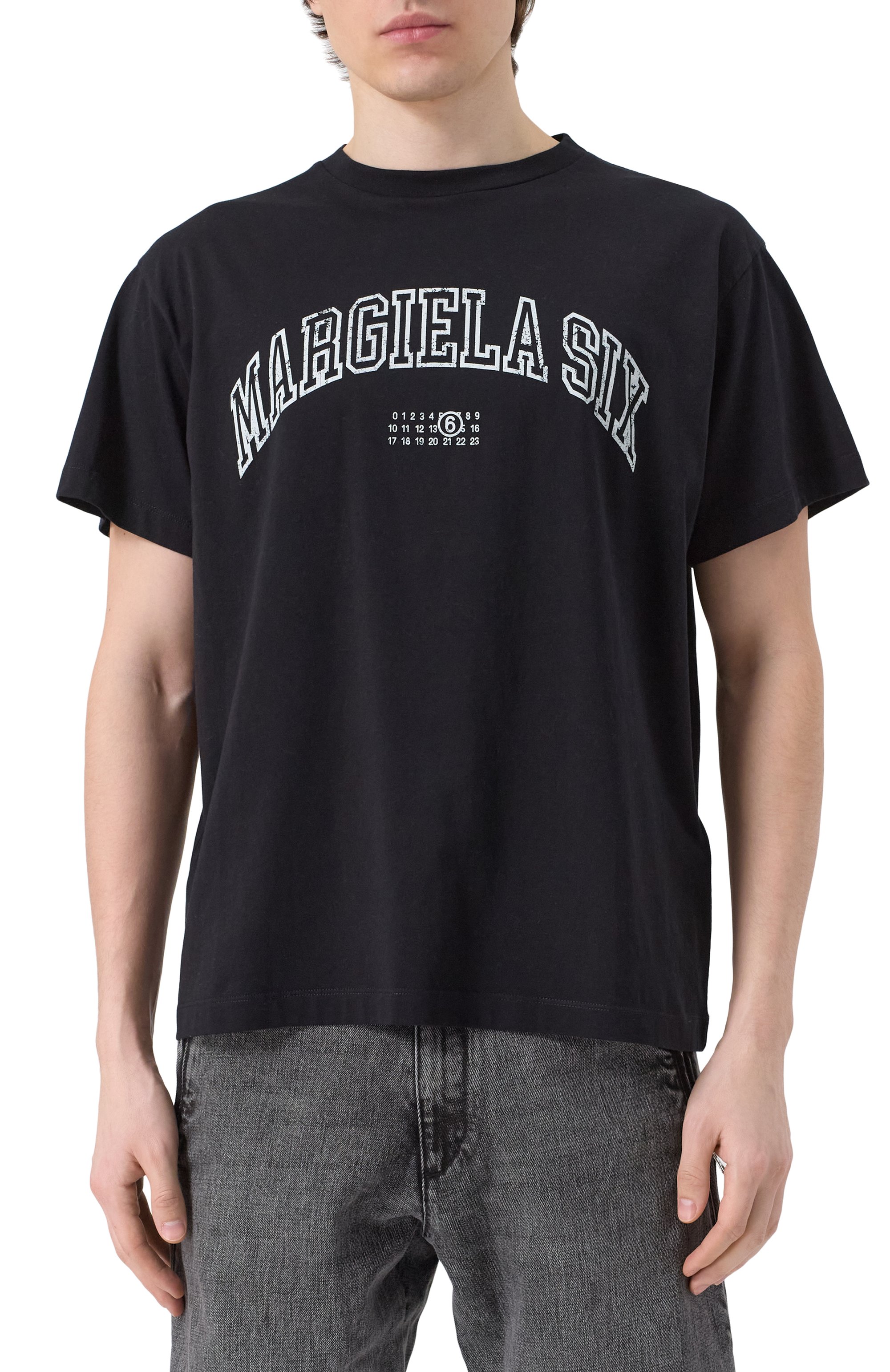 Хлопковая футболка MM6, арт. SH0GC0046/S24312, фото 3