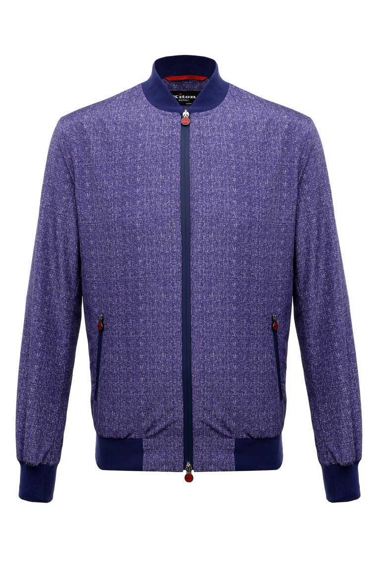Мужской фиолетовый бомбер KITON купить в интернет-магазине ЦУМ, арт ...