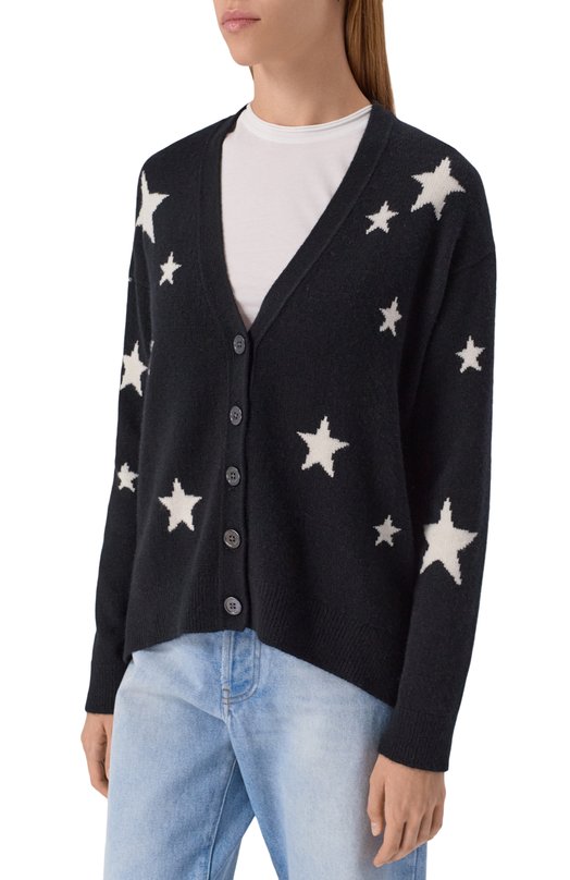 Кашемировый кардиган Zadig and Voltaire KWCA00001 Чёрный  KWCA00001 Фото 3