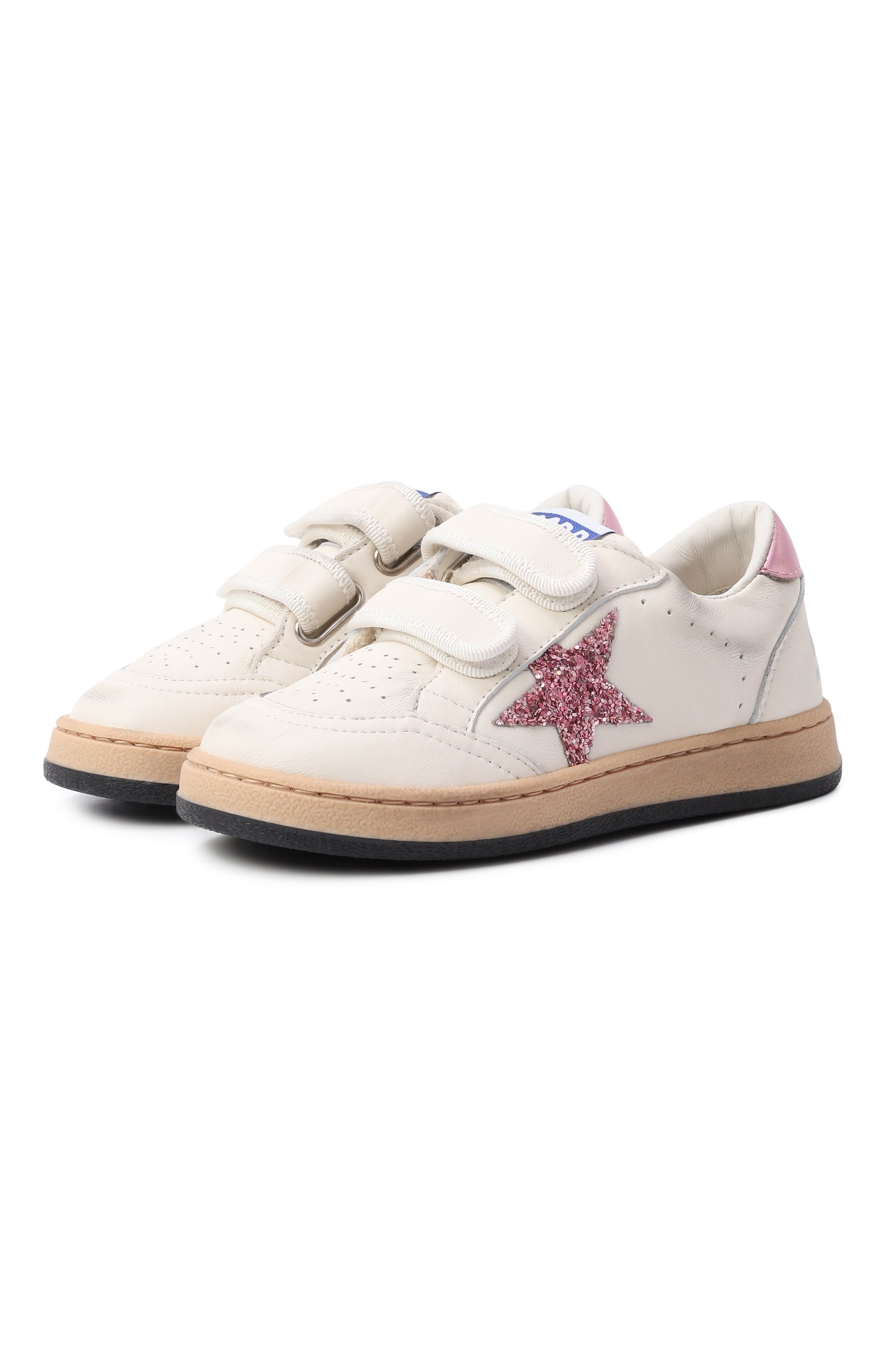 Кожаные кеды ball star GOLDEN GOOSE DELUXE BRAND, арт. GYF00501.F004241, фото 1