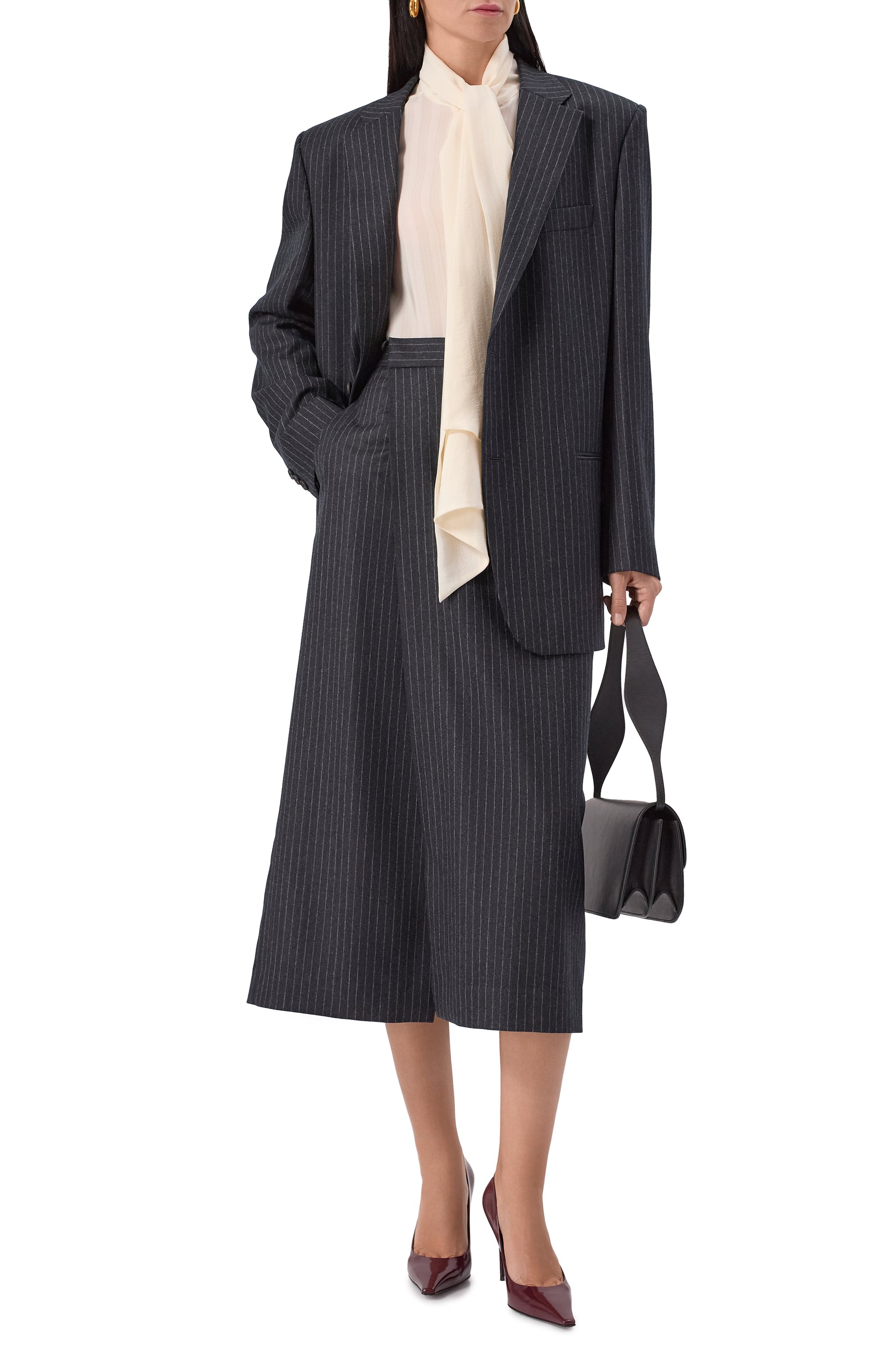 Шерстяной жакет PETAR PETROV темно-серого цвета по цене 230000 руб., арт. F25TJ9B/W00L, фото 2 Шерстяной жакет PETAR PETROV, арт. F25TJ9B/W00L, фото 2