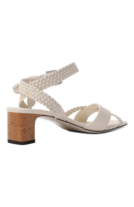 Кожаные босоножки Rori 45 Jimmy Choo R0RI 45/ZKI Кремовый  R0RI 45/ZKI Фото 5