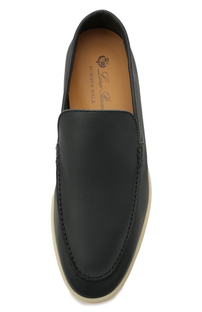 Кожаные лоферы summer walk LORO PIANA, арт. FAI1528, фото 5