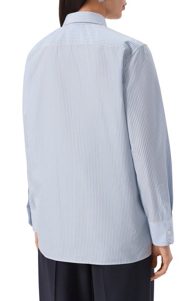 Хлопковая рубашка SAINT LAURENT, арт. 830240/Y1L12, фото 4