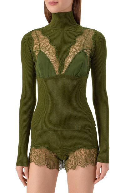 Шерстяная водолазка BLUMARINE, арт. 2M620A, фото 3