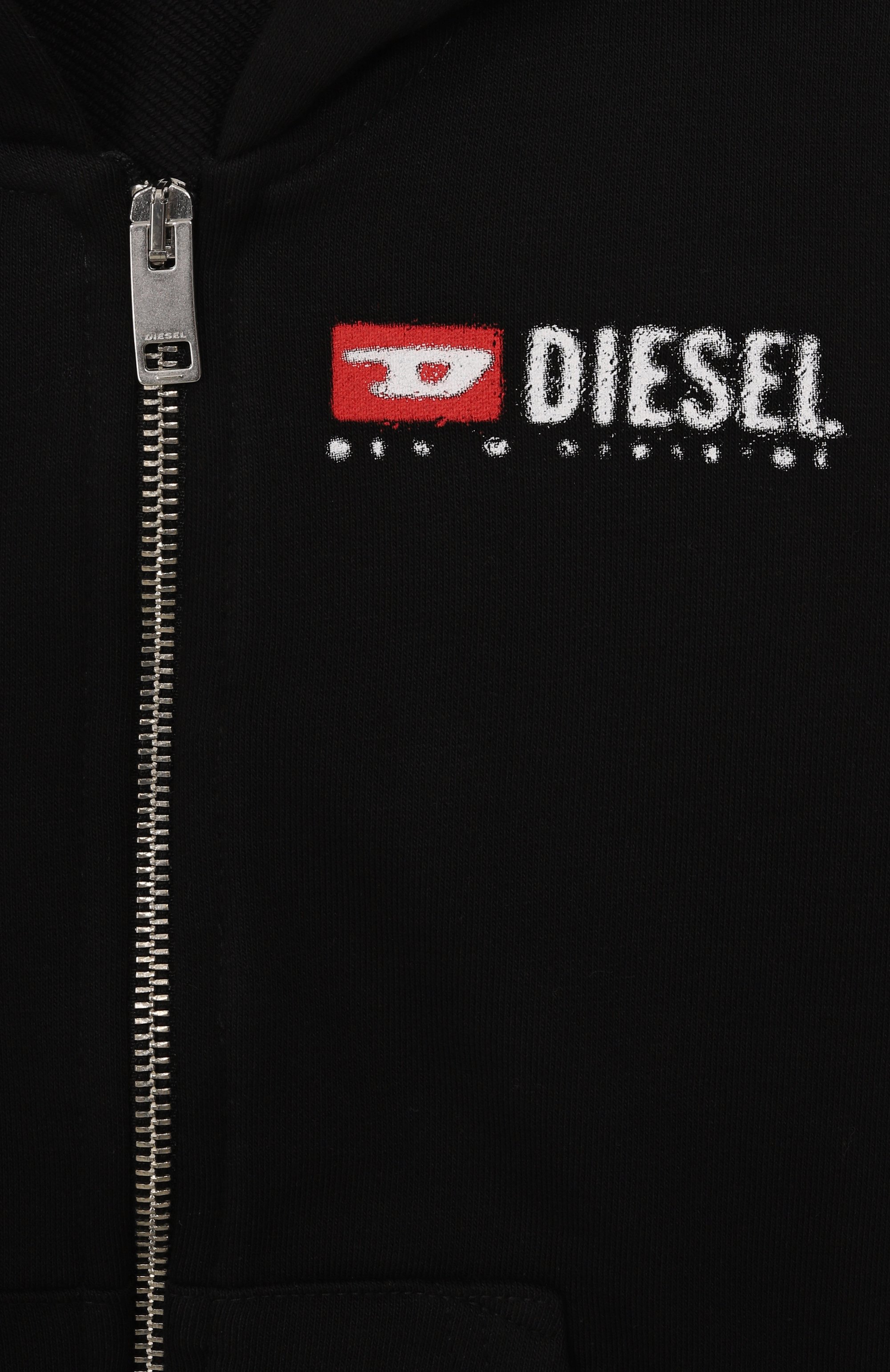 Хлопковая толстовка DIESEL, арт. J02484/KYAZ3, фото 3