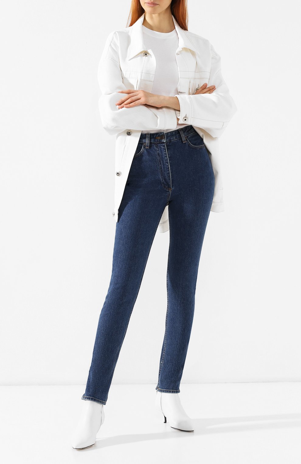 Джинсы прямого кроя THE ROW, арт. 4429W1371, фото 2