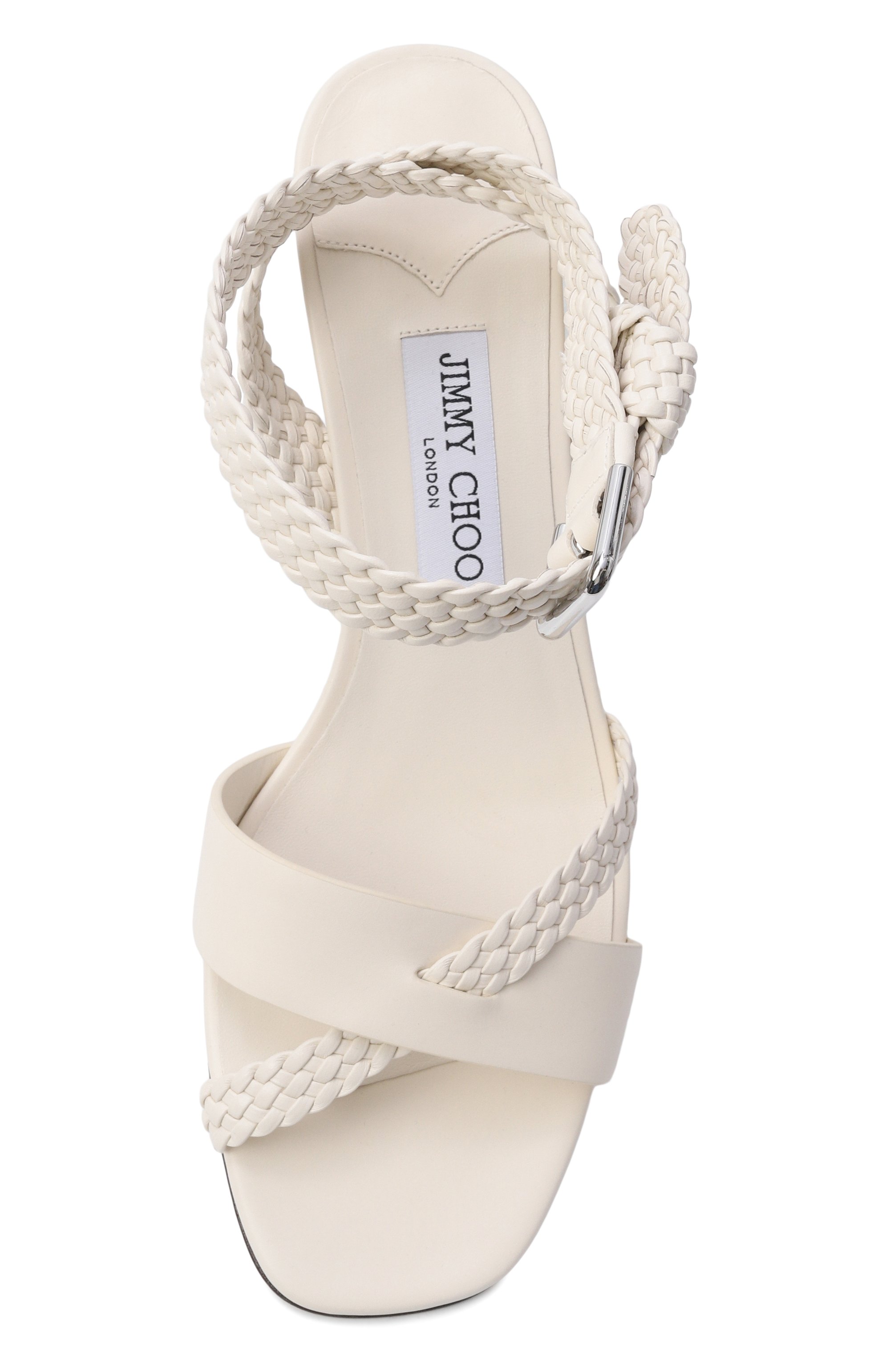 Кожаные босоножки rori 45 JIMMY CHOO, арт. R0RI 45/ZKI, фото 6