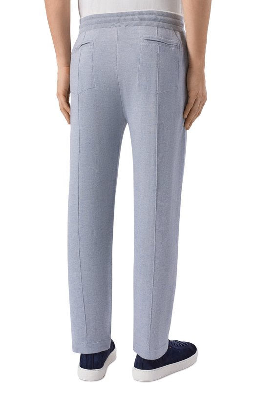 Брюки из хлопка и кашемира Gran Sasso 57141/23202 Серый  57141/23202 Фото 4