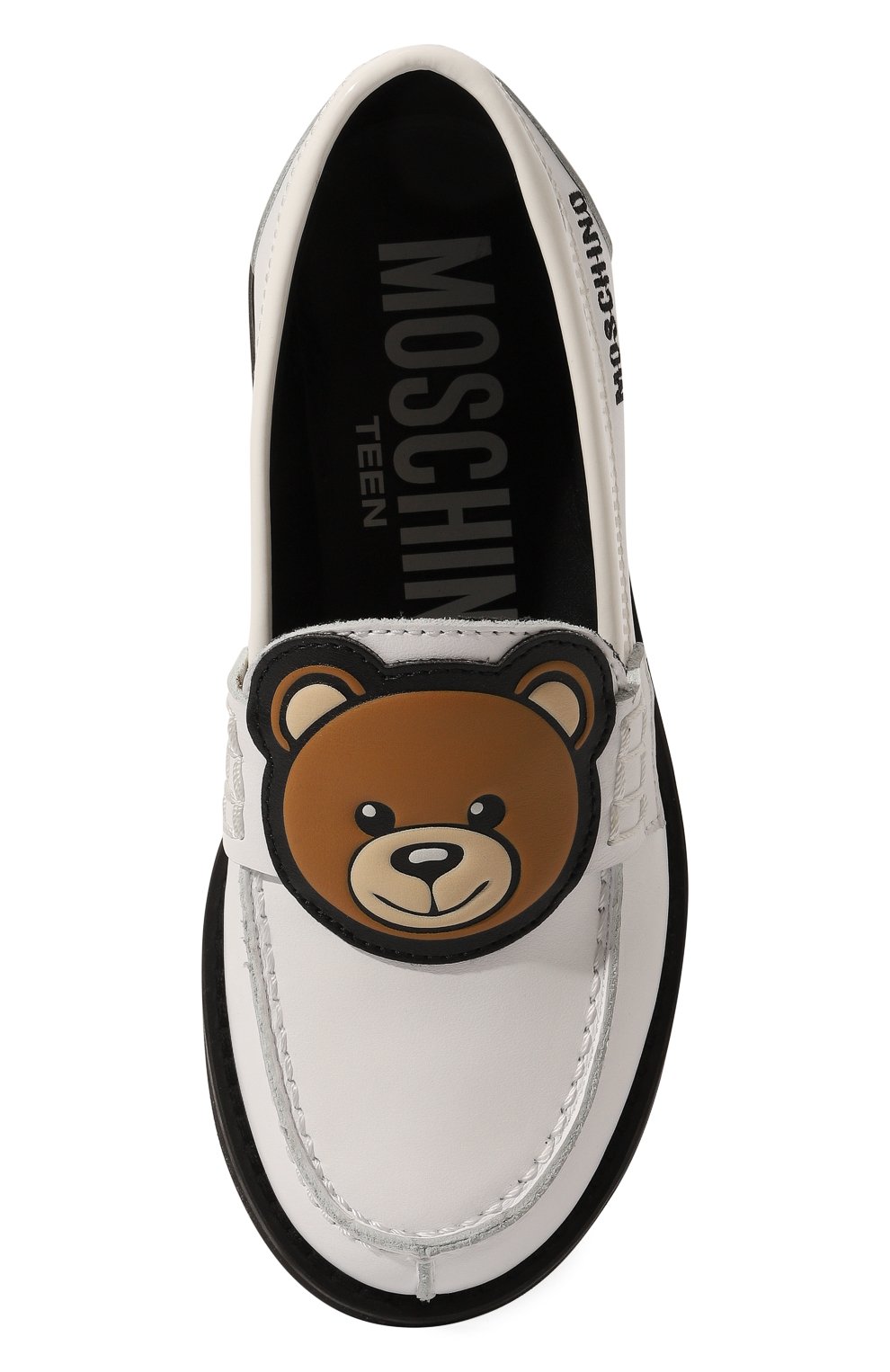 Кожаные лоферы MOSCHINO, арт. 74479/28, фото 4