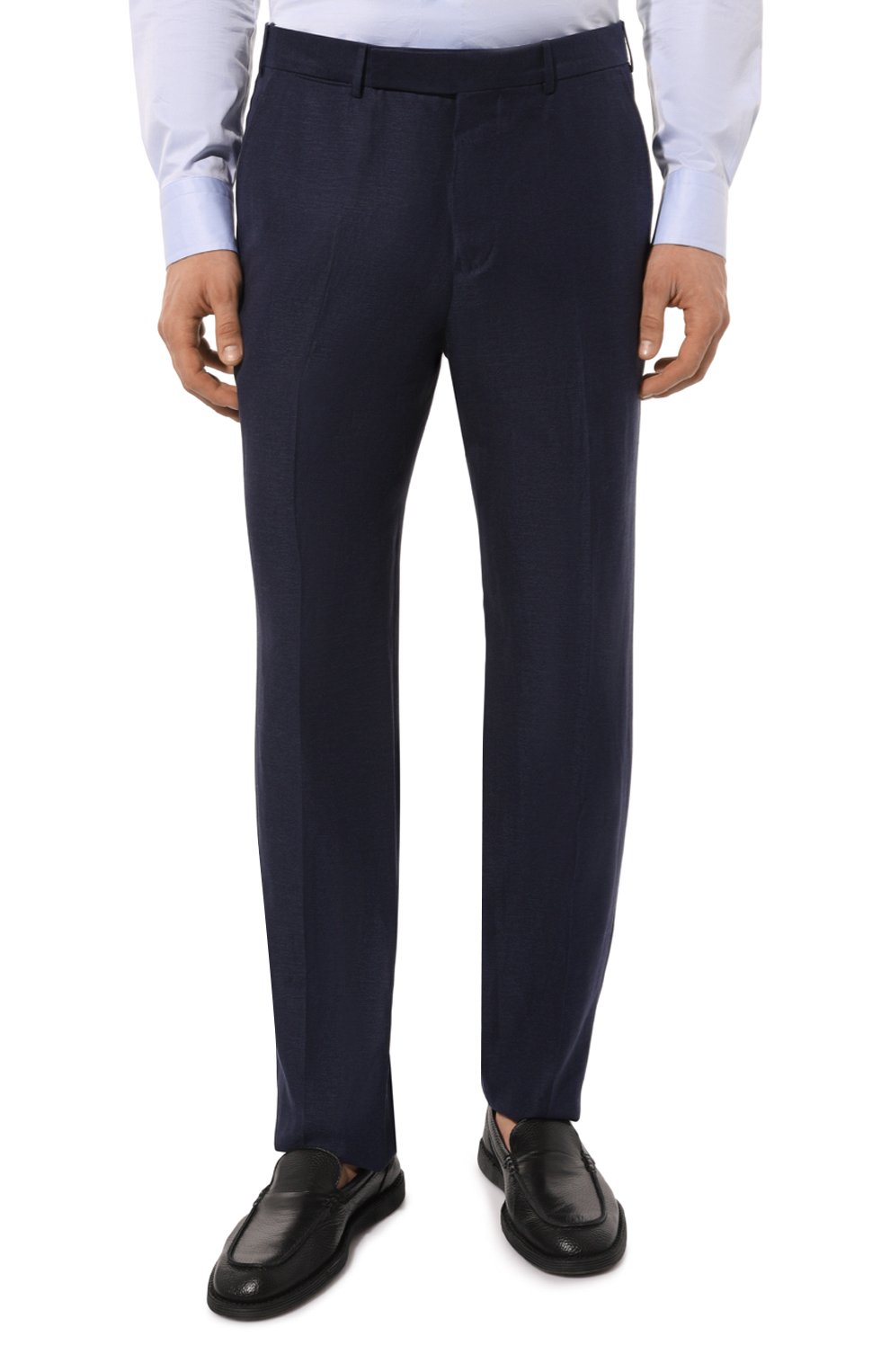 Брюки из шерсти и льна ZEGNA, арт. 718F13A7/75TB12, фото 3