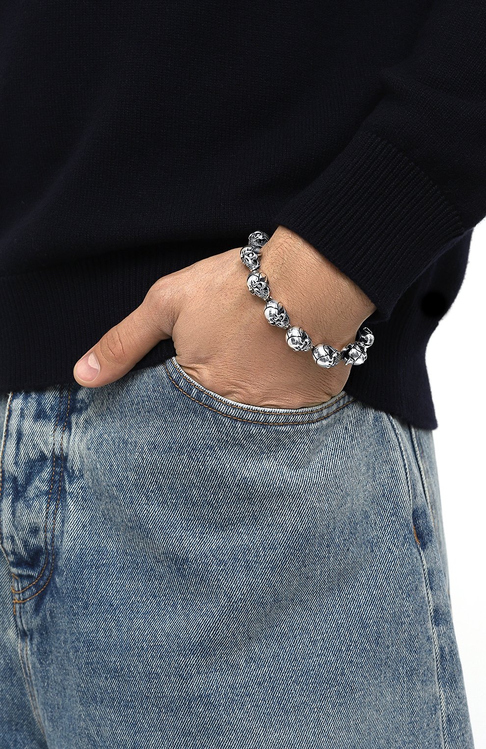 Серебряный браслет черепа GL JEWELRY, арт. GL400012-97-430, фото 2