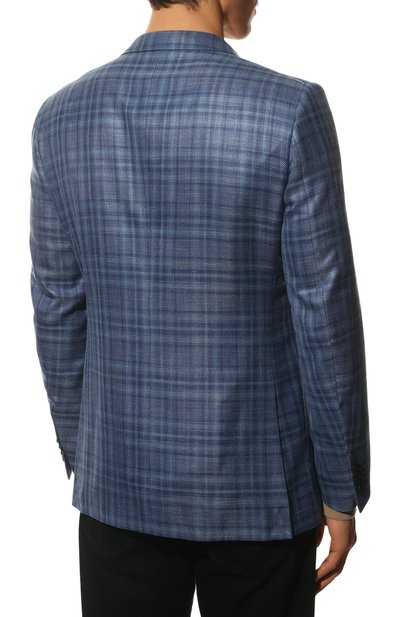 Пиджак из шерсти и шелка ZEGNA, арт. 348099/122520, фото 4