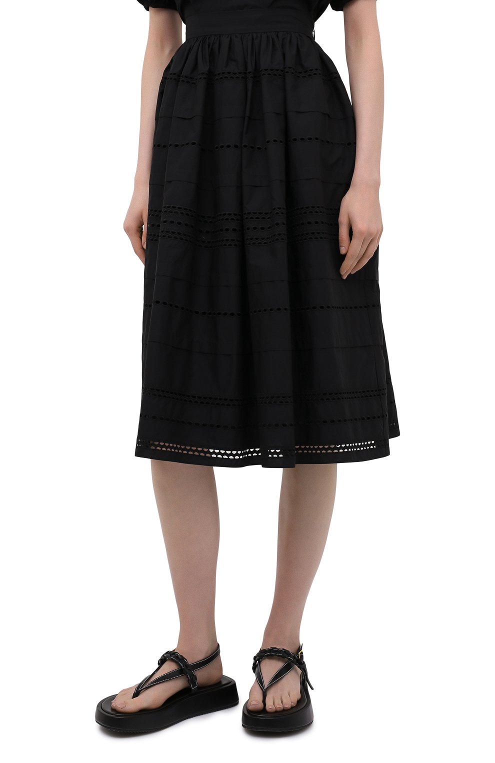 Хлопковая юбка REDVALENTINO, арт. VR0RA01J/5T0, фото 3