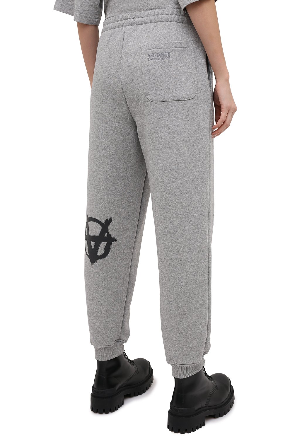 Хлопковые джоггеры VETEMENTS, арт. ME51PA820G 1601/W, фото 4