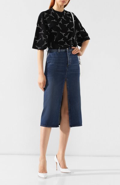 Хлопковая футболка BALENCIAGA, арт. 571205/TEV35, фото 2