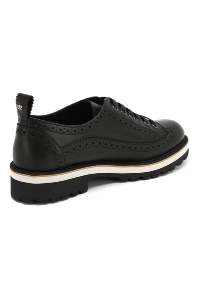 Кожаные дерби с брогированием DSQUARED2, арт. 54262/36-41, фото 3