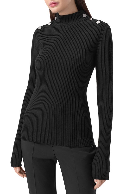 Шерстяной свитер Sportmax RENANIA Чёрный  RENANIA Фото 3