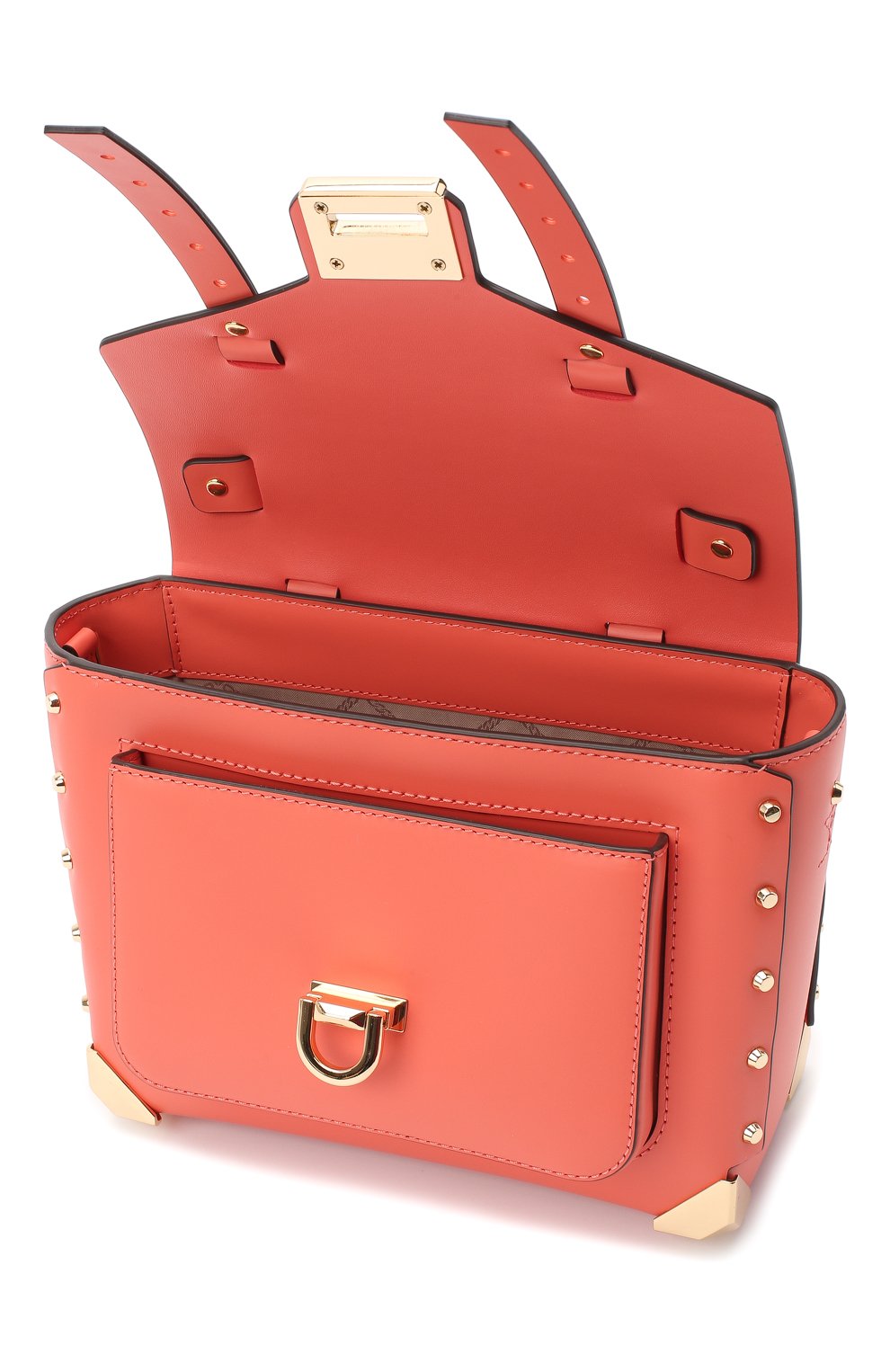 Сумка manhattan MICHAEL MICHAEL KORS кораллового цвета по цене 48450 руб., арт. 30T9GNCS6L, фото 4 Сумка manhattan MICHAEL MICHAEL KORS, арт. 30T9GNCS6L, фото 4