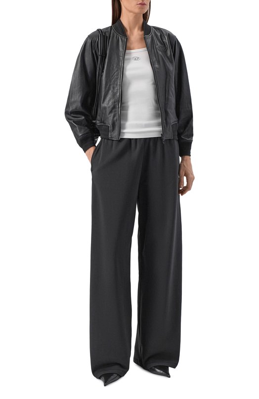 Хлопковый лонгслив Diesel A19909/0JMBA Белый  A19909/0JMBA Фото 2