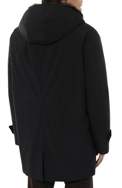 Парка с подкладкой из соболя BLACK SABLE, арт. BS-24010EB, фото 4
