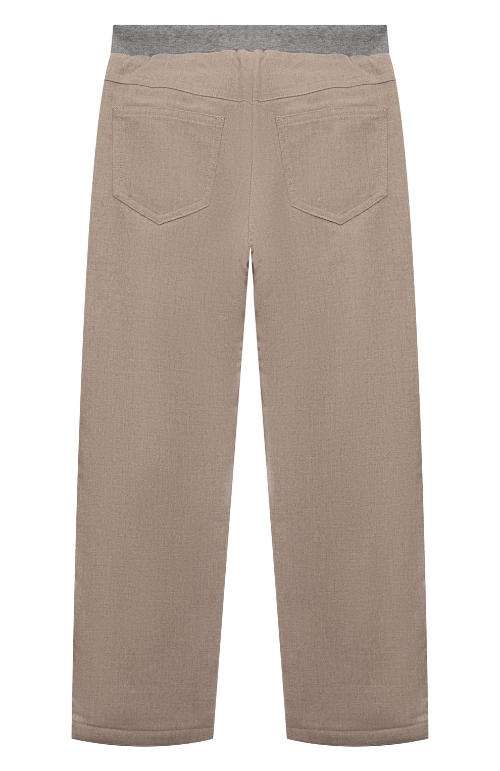 Брюки IL GUFO бежевого цвета по цене 17100 руб., арт. A24PLR02W0003/10A-14A, фото 2 Брюки IL GUFO, арт. A24PLR02W0003/10A-14A, фото 2