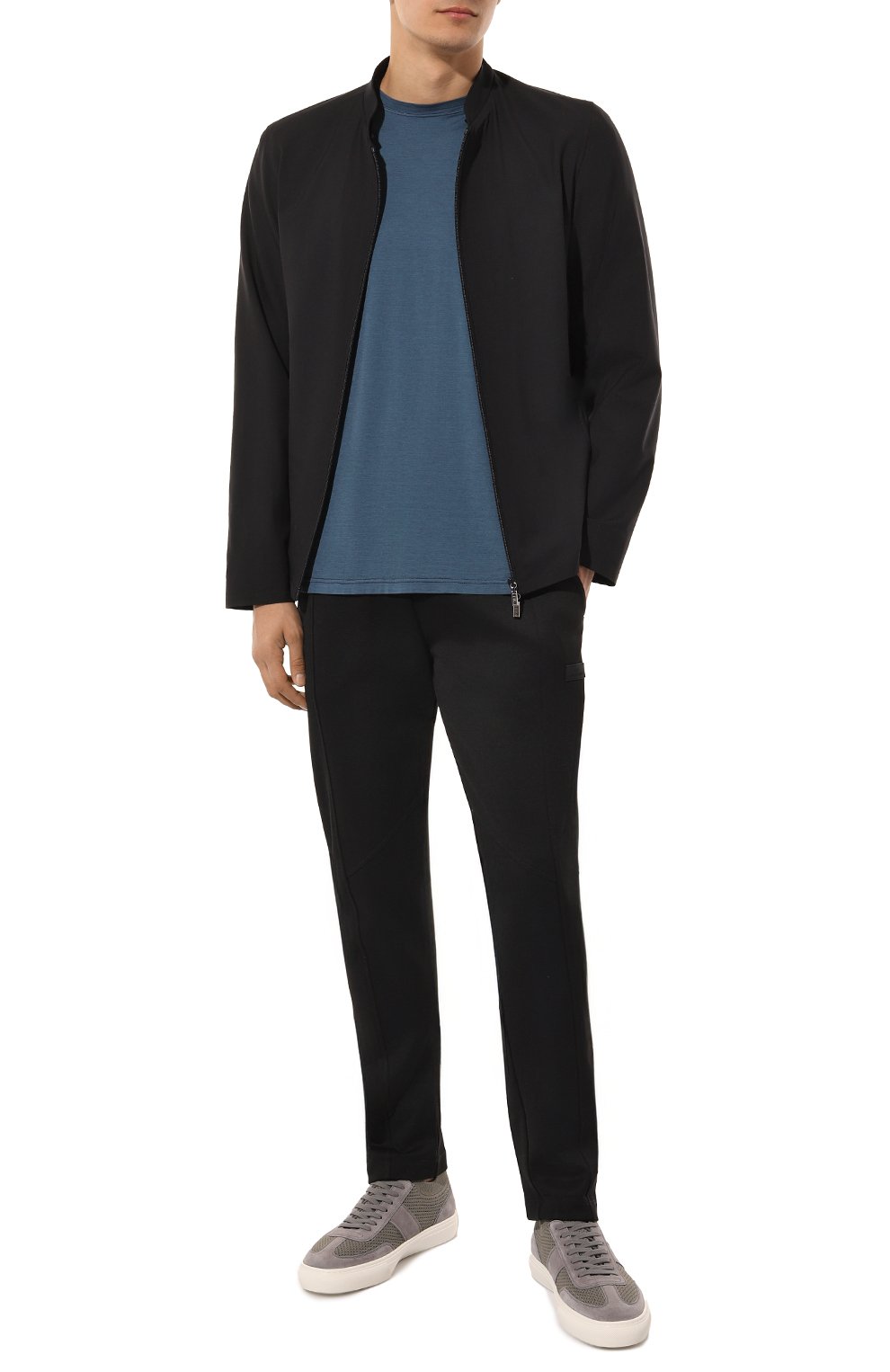 Футболка из шелка и хлопка KITON, арт. UMK0355, фото 2