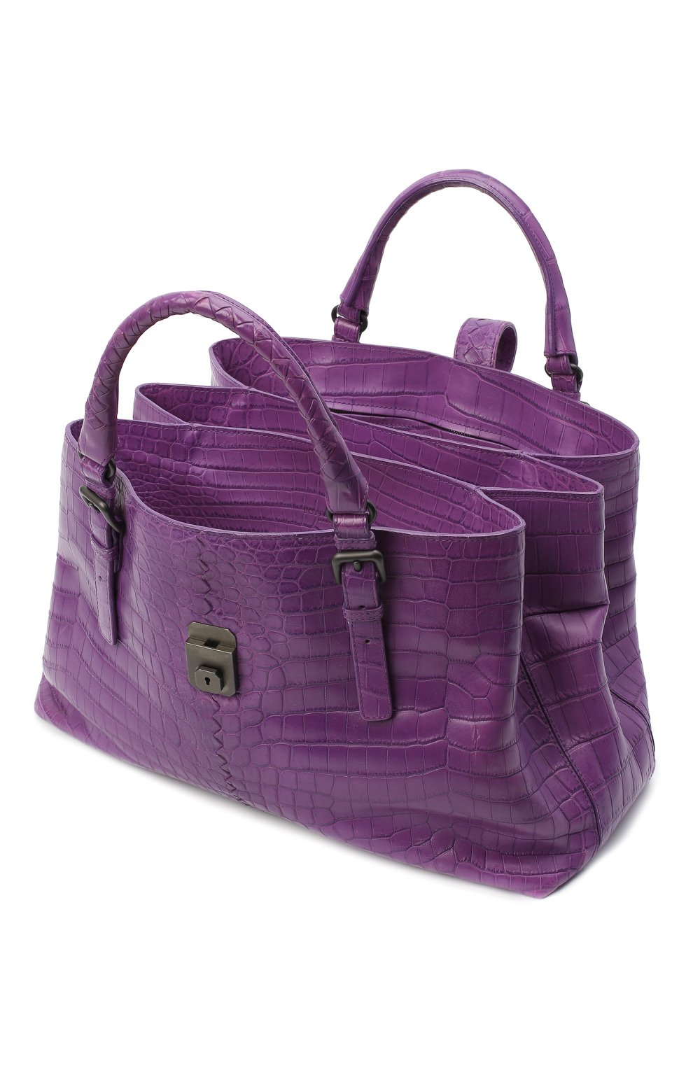 Сумка из кожи крокодила BOTTEGA VENETA, арт. 291490/V9022, фото 4